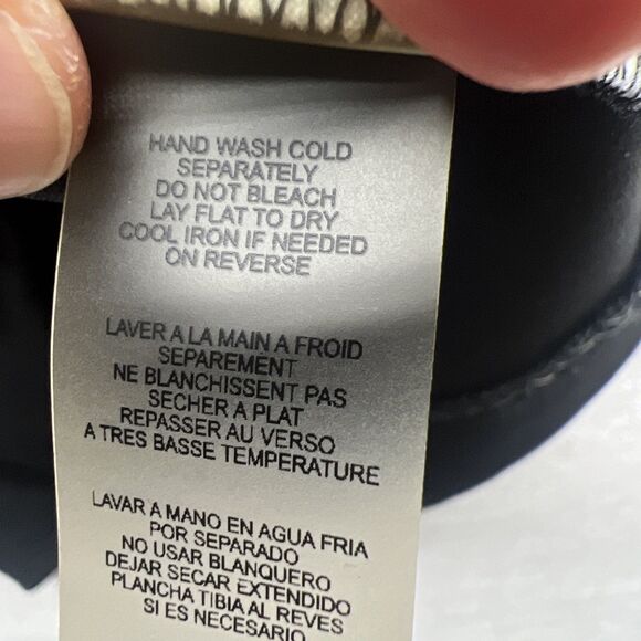 Guess Black & White Stretch Sleeveless Slit Panel Bodycon Dress Size 2 - Picture 10 of 12